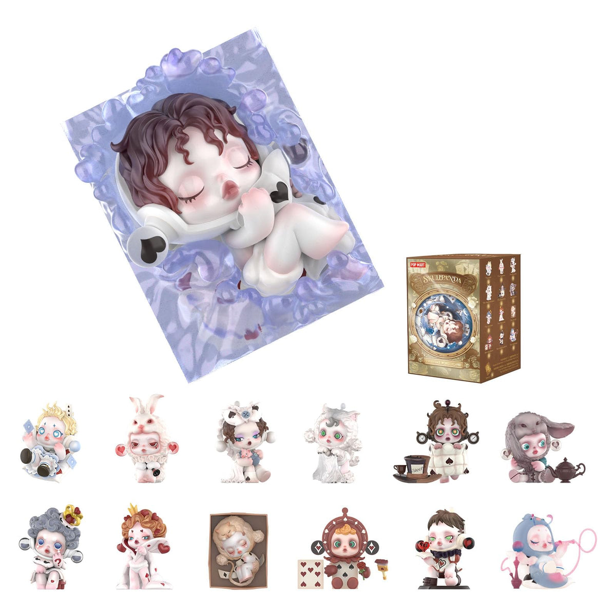 POP MART SKULLPANDA Weekday Wonderland Blind Box Figures, Random Design Mystery Toys for Modern Home Decor, Collectible Toy Set for Desk Accessories, 1PC