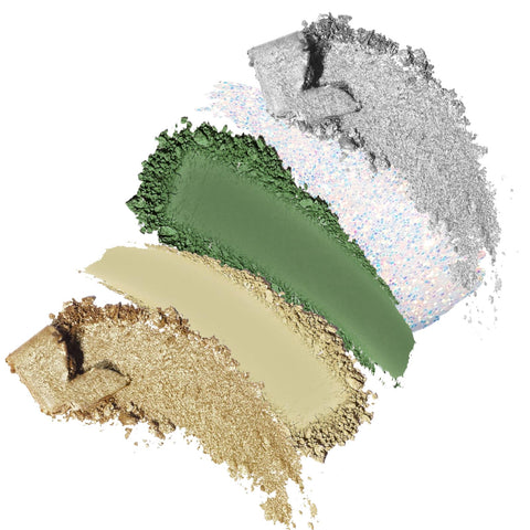 Boobeen Green Smoky Eyeshadow Palette, 9 Colors Eye Shadow Powder for Women, Matte Glitter Eyeshadow Makeup with Long Lasting Color