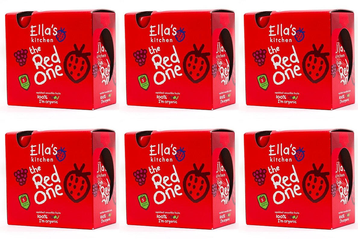 (6 PACK) - Ellas Kitchen - Smoothie Fruit - Red One multpck | 5 x 90g | 6 PACK BUNDLE