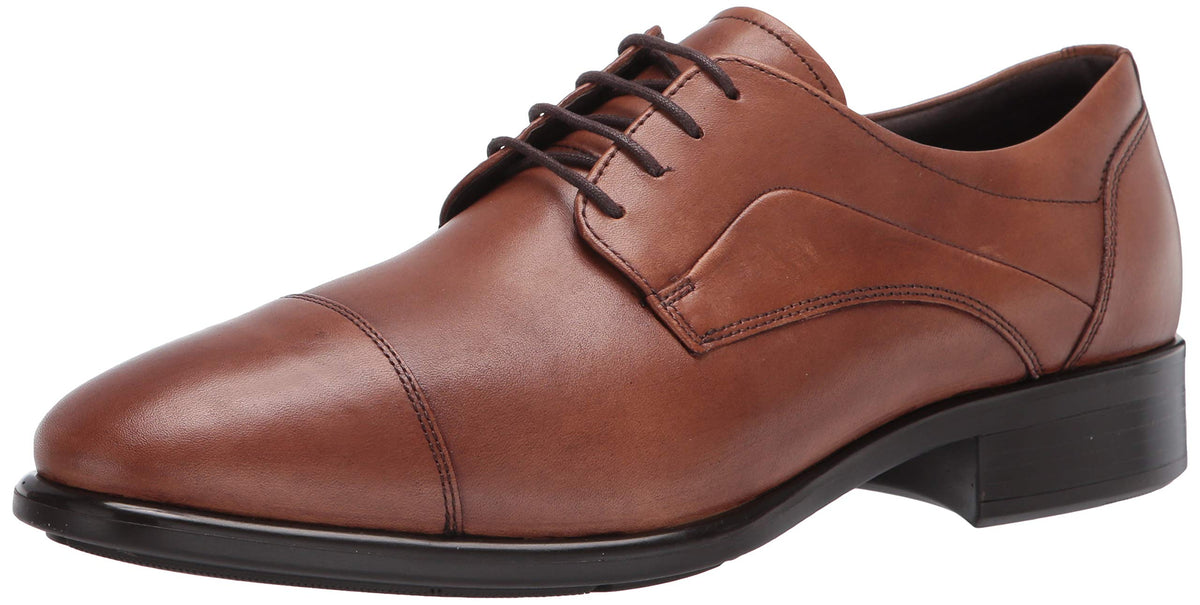 ECCO Men's Citytray Oxford, Amber, 7-7. 5