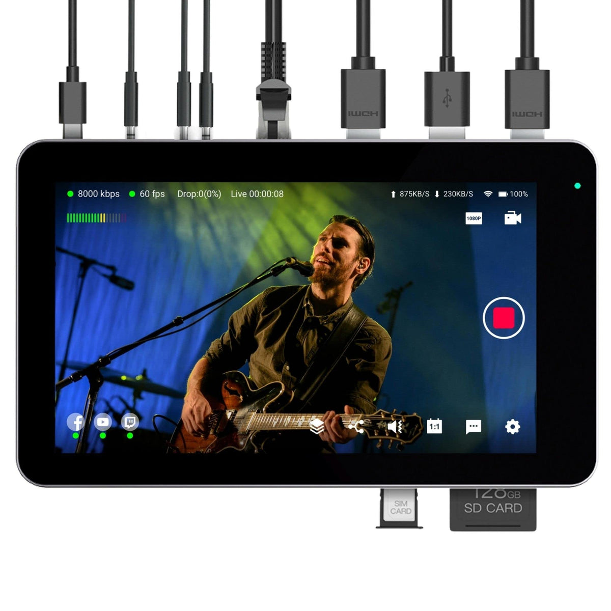 YoloLiv YoloBox Mini, Portable Multi-Cam Streaming Studio
