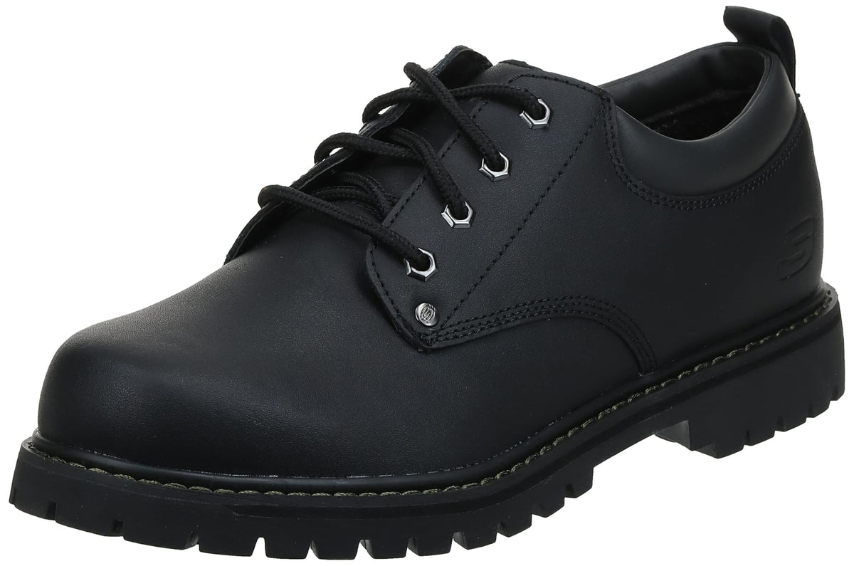 Skechers Men's Tom Cats Utility Shoe Oxford, Black, 11 3E US