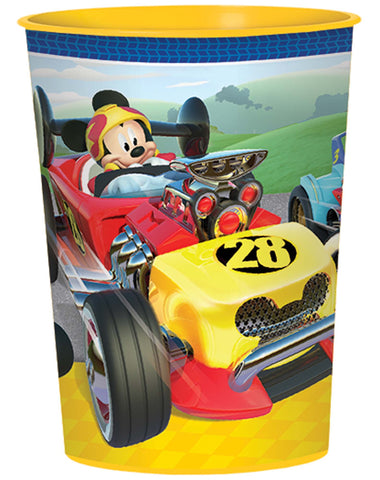 Disney Mickey Roadster Design Plastic Favor Cup - 16 oz. - Multicolor - 1 Pc.