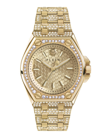 Philipp Plein Women Analog Quartz Watch with Stainless Steel Strap 7630615118949