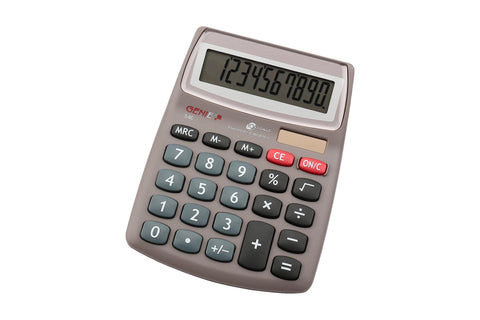 Genie 540 Elegant Designer Desktop Calculator 10 Digits High Quality Materials Timeless Design Silver