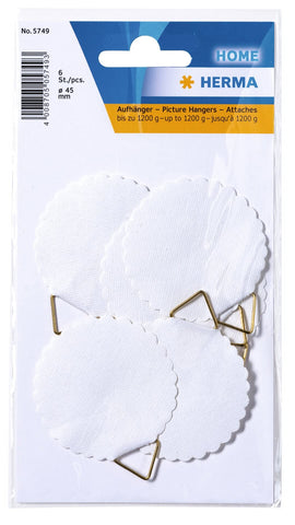 Herma 5749 45 mm Picture Hanger (Pack of 6)