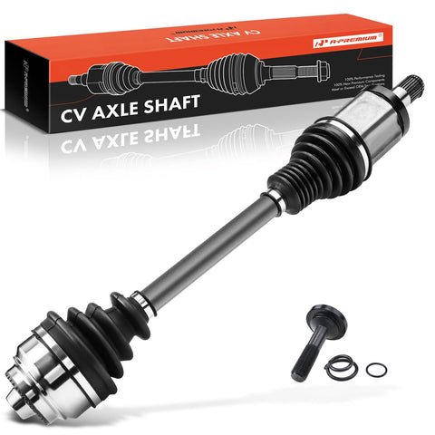 A-Premium CV Axle Shaft Assembly Compatible with BMW X3 F25 2011-2017, X4 F26 2015-2018, 2.0L 3.0L Automatic transmission, Front Left Driver Side, Replace# 31607619657
