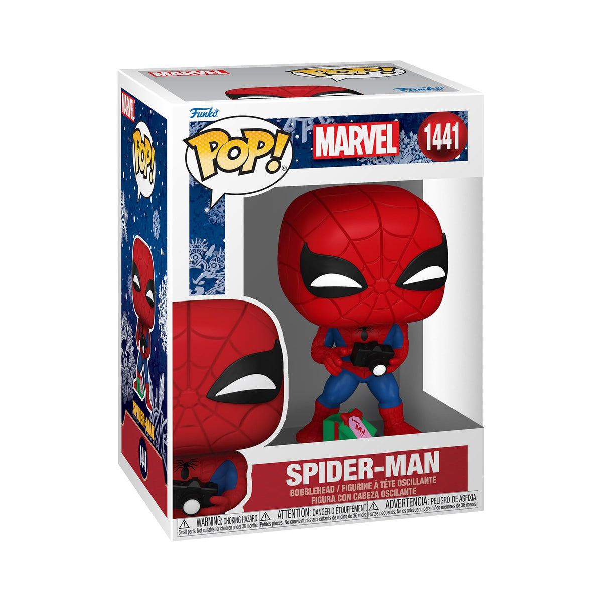 Funko Pop! Marvel: Spiderman With Open Gift - Spider-Man - Marvel Comics - Collectable Vinyl Figure - Gift Idea - Official Merchandise - Toys for Kids & Adults - Comic Books Fans