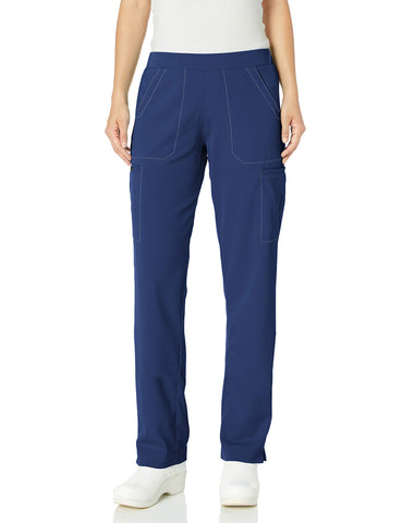 WonderWink Women's Hp Trouser Scrub Pant, Navy, XX-Small Petite