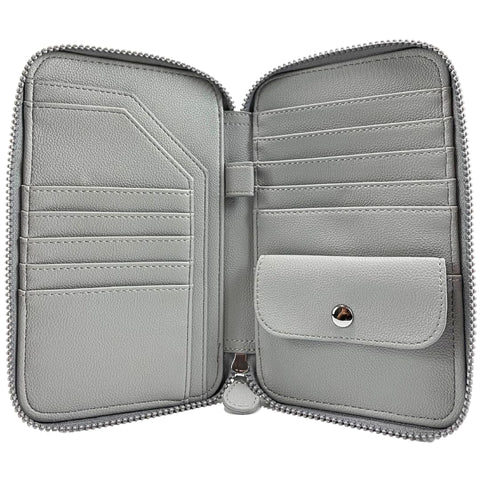 Family Passport Holder for 5 - Multiple Passport Holder w/Compartments & Slots - Leather Travel Document Holder - Sleek & Functional Passport Holder Family for Boarding Pass, or Bills