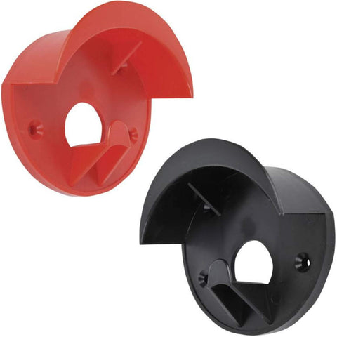 HKM 65859100 Plastic Bridle Holder, Black, M