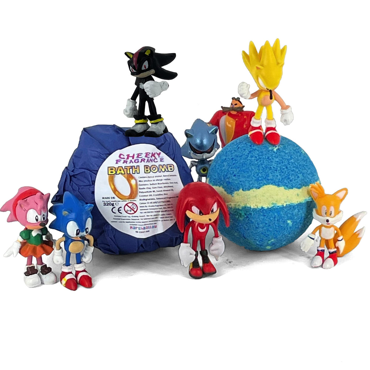 Sonic & Friends Marshmallow Surprise Toy Bath Bomb 320g