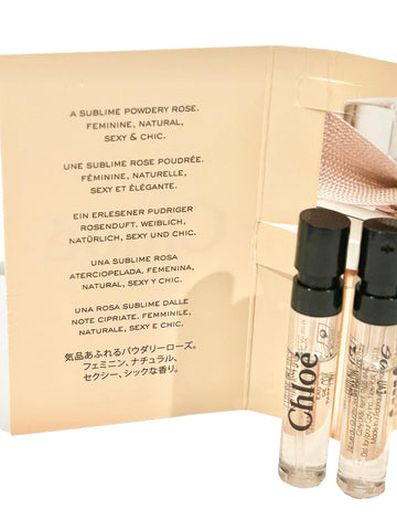 Chloe Eau De Parfum Sample Perfume WOMEN Spray 1.2 ml / 0.04 oz - set of 3