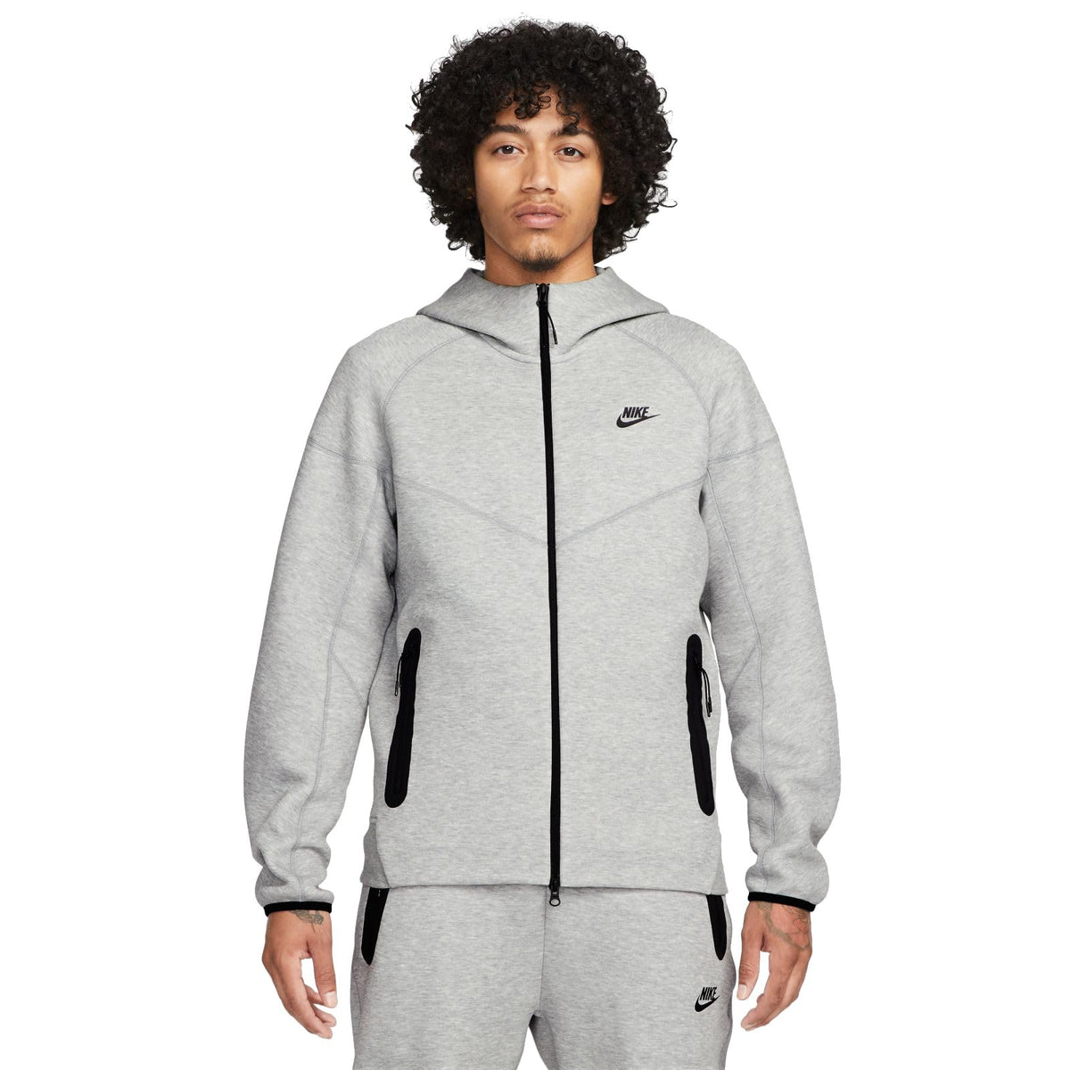 Nike Sportswear Tech Fleece Windrunner Mens Size- Large Dark Grey Heather/Black