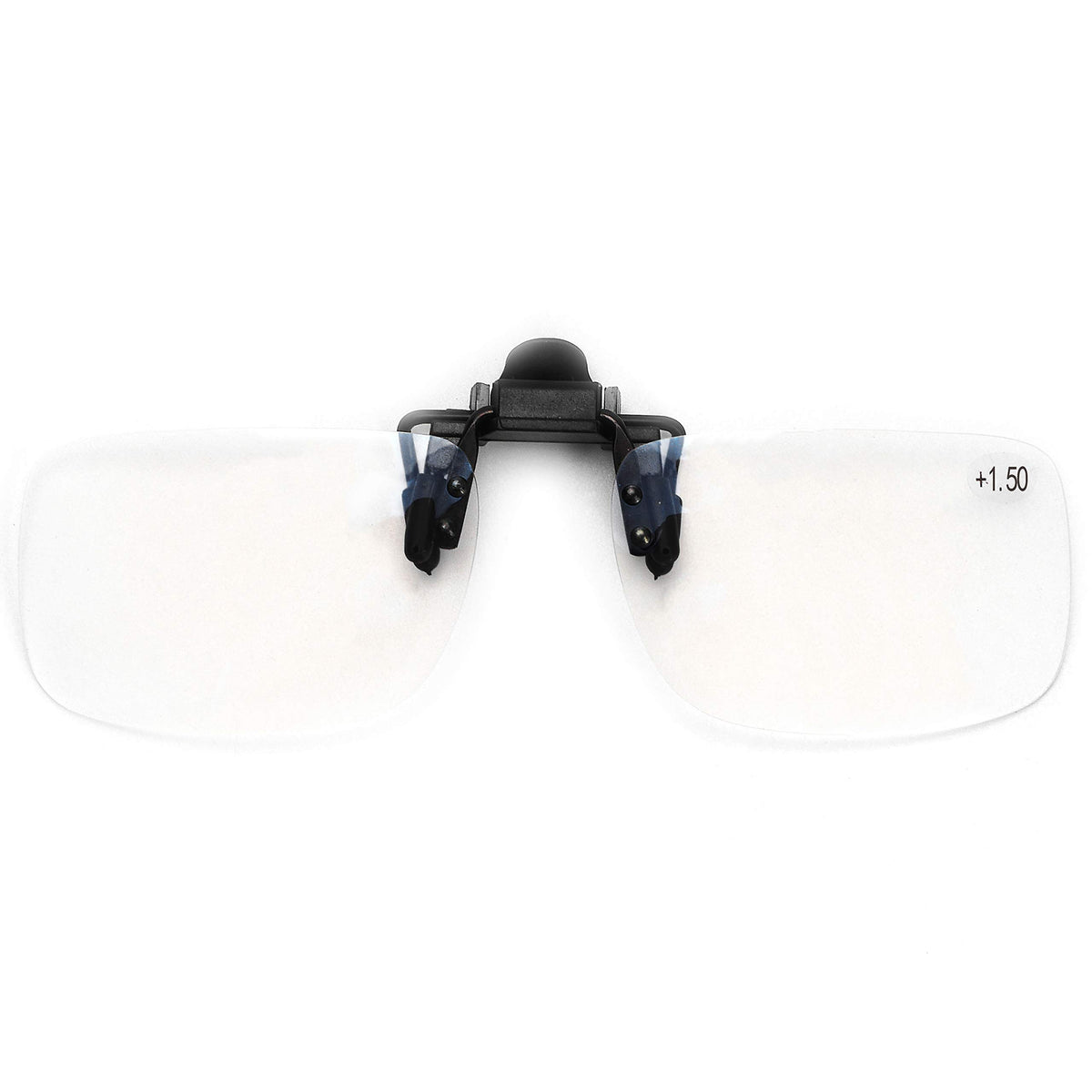 Reading Glasses Clip On Flip Up Magnifying Reading Glasses Magnifiers Lenses Readers Unisex (1.5 x)