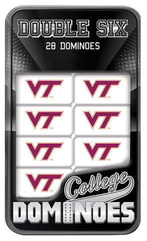 MasterPieces NCAA Virginia Tech Hokies Collector Edition Double Six Dominoes