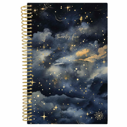 bloom daily planners 2025 Pocket Planner - 4â€ x 6â€ - (January 2025 - December 2025) - MINI Weekly/Monthly Agenda Organizer & Calendar Book - Midnight Sky