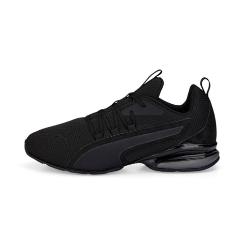 Puma Men's Axelion NXT Sneaker, Black-Castlerock