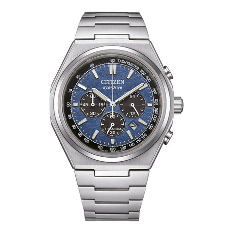 Citizen Men's Chronograph Eco-Drive Watch with Titan Strap CA4610-85L