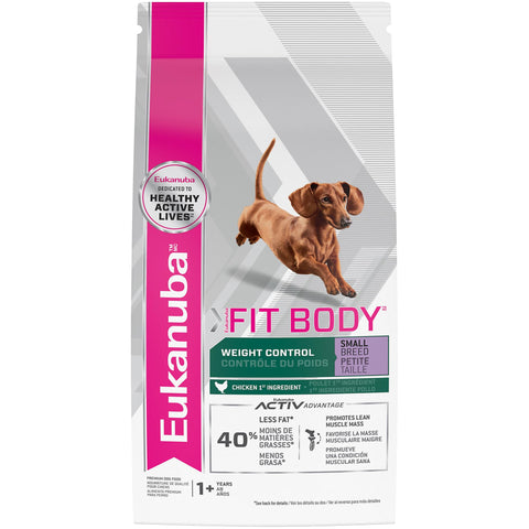 Eukanuba Fit Body Weight Control Small Breed Dry Dog Food, 4 lb. Bag
