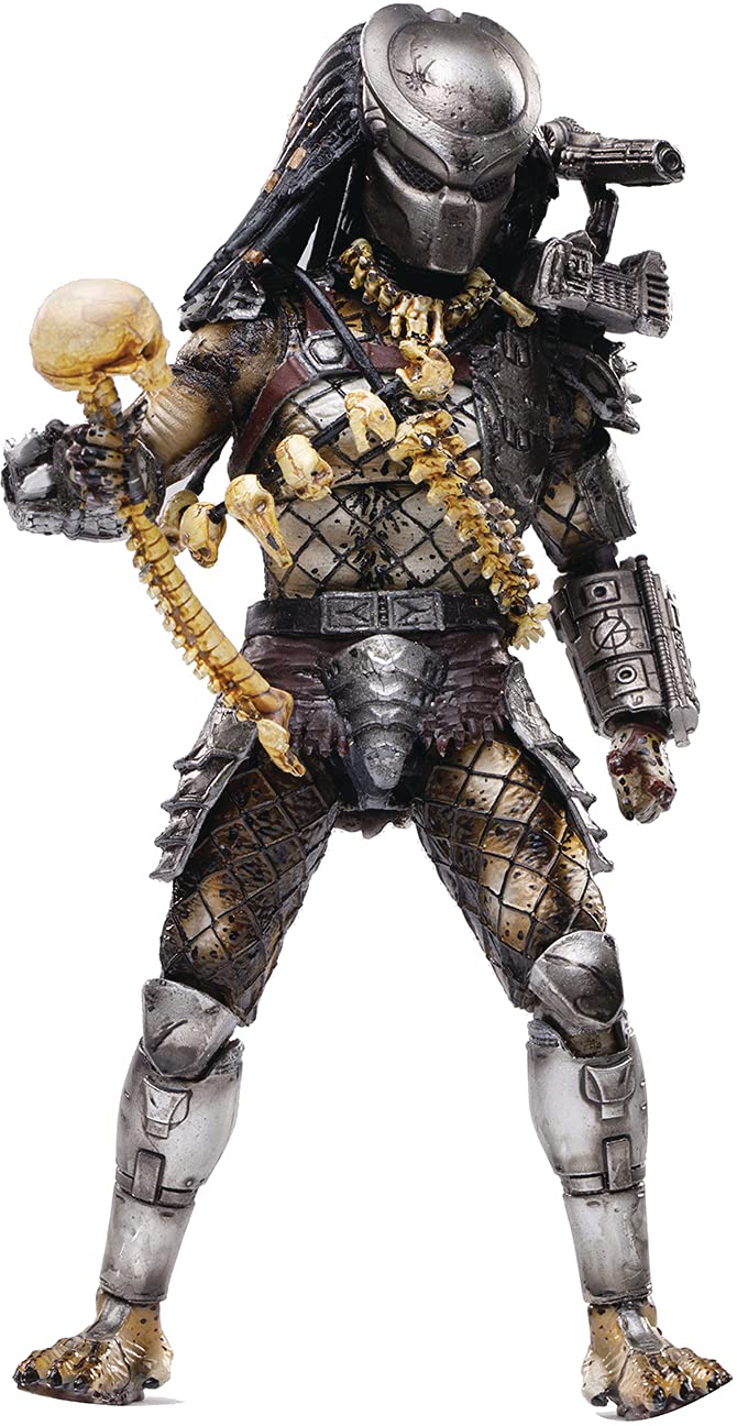 Hiya Toys Predator: Jungle Predator (Version 2) 1:18 Scale Action Figure, Multicolor