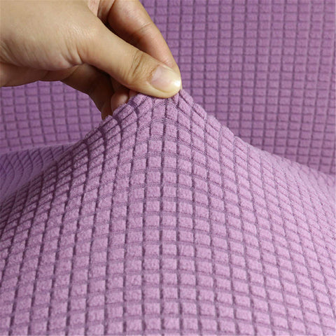 BEDSETS Water Repellent Sofa Covers 3 Seater High Stretch 1 Piece Couch Cover for Dogs Universal Sofa Slipcover Non Slip Furniture Protector Jacquard Spandex Fabric (14,3-seater 195-230cm)