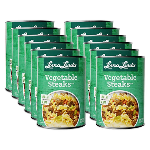 Loma Linda - Plant-Based Meats (Vegetable Steaks (20 oz.), 12 Pack)