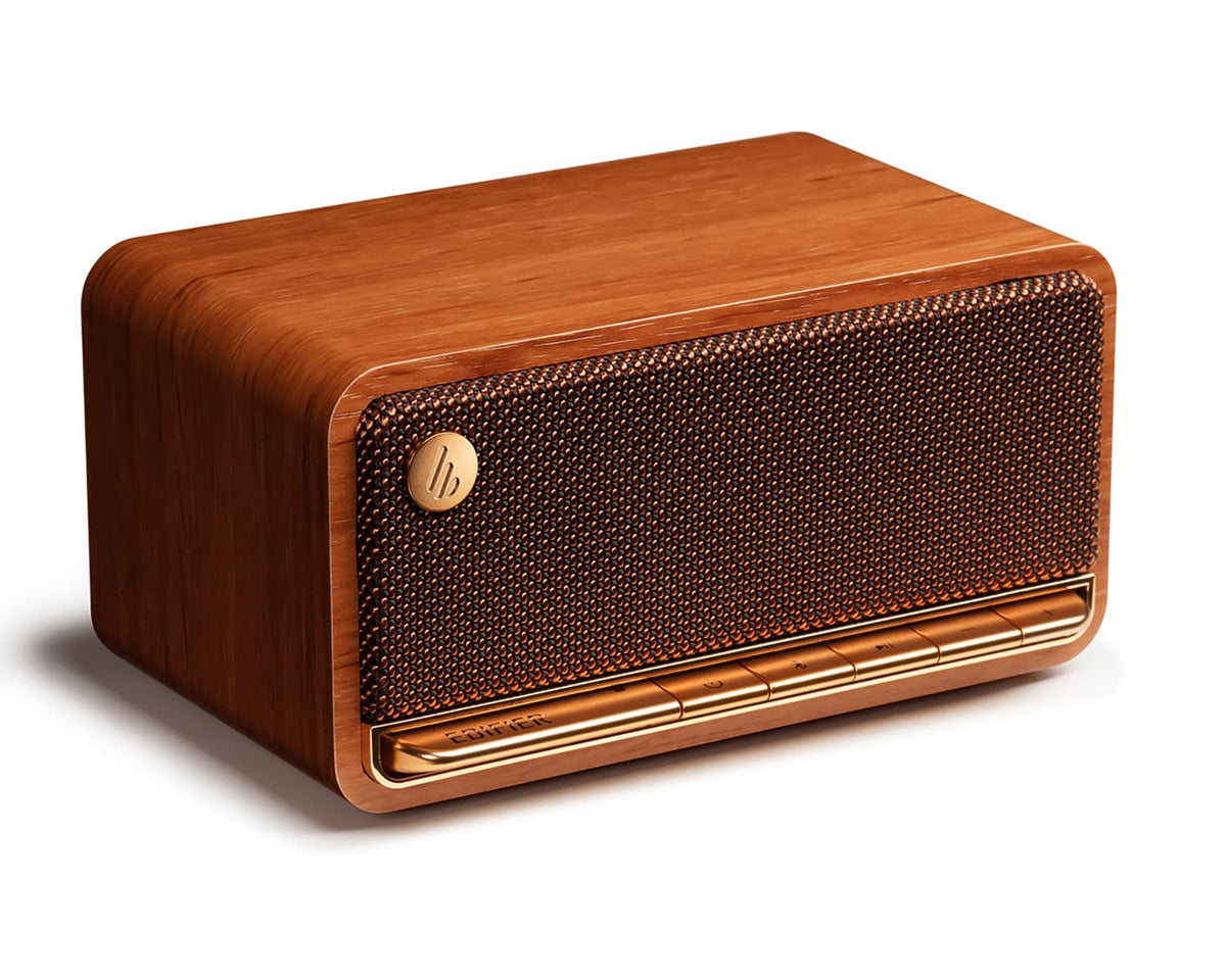 Edifier MP230 Retro Bluetooth Portable Speaker with Classic Design and Full Range Driver-Bluetooth 5.0 and 10 Hour Battery Life