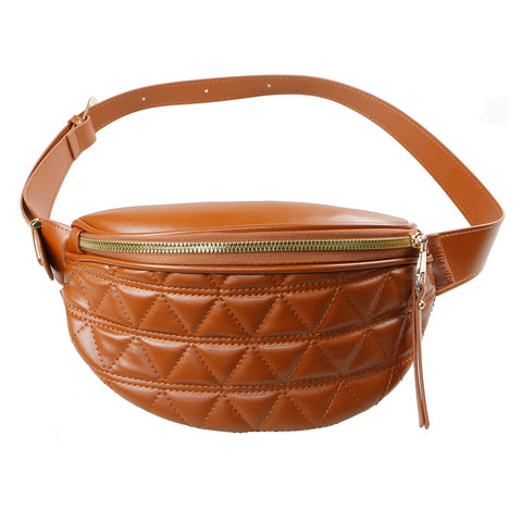 Fashion Waist Packs for Women Fanny Packs Quilted Belt Bag Festival Bum Bags Crossbody Waist Purse for Sports Workout Traveling Running Casual