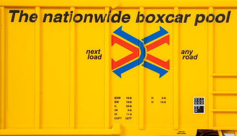 Bachmann Hobby Train Freight Cars, Prototypical Yellow