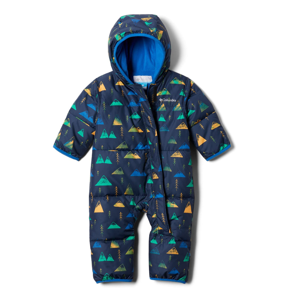 Columbia Unisex Kids Snuggly Bunny Bunting, Snowsuit Romper, Collegiate Navy Little Mt, Size 18/24