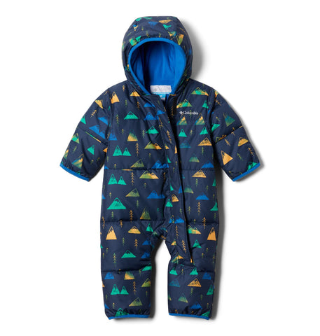 Columbia Unisex Kids Snuggly Bunny Bunting, Snowsuit Romper, Collegiate Navy Little Mt, Size 18/24