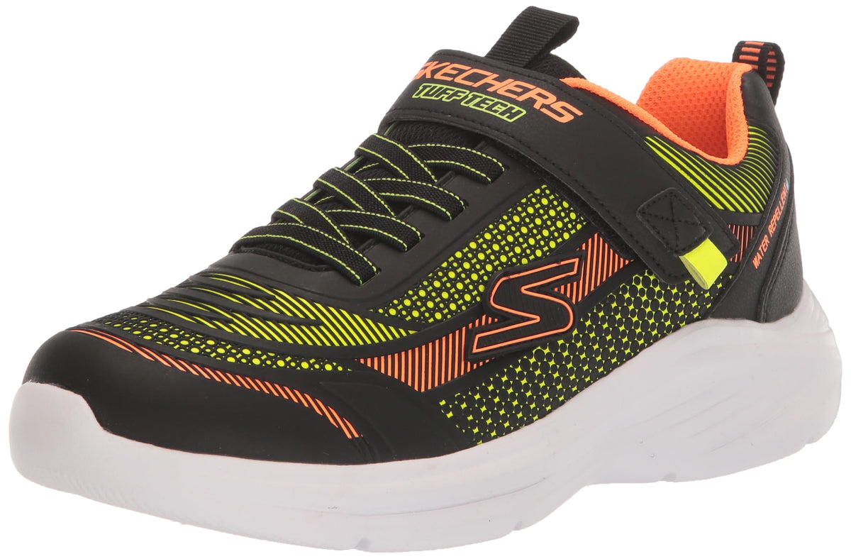 Skechers Boy's Hyper-Blitz-Hydro-Tronix Sneaker, Black/Lime, 3.5 Big Kid
