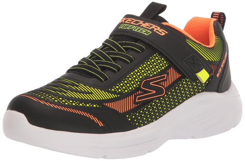 Skechers Boy's Hyper-Blitz-Hydro-Tronix Sneaker, Black/Lime, 3.5 Big Kid