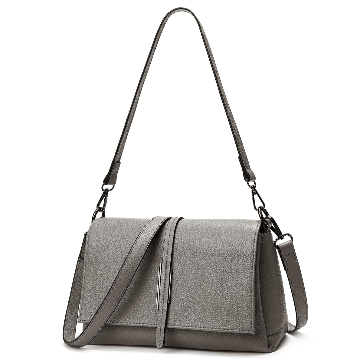 SHESTORY Women Small Genuine Leather Shoulder Bag Soft Crossbody Purse for Lady Handbag (Blue)