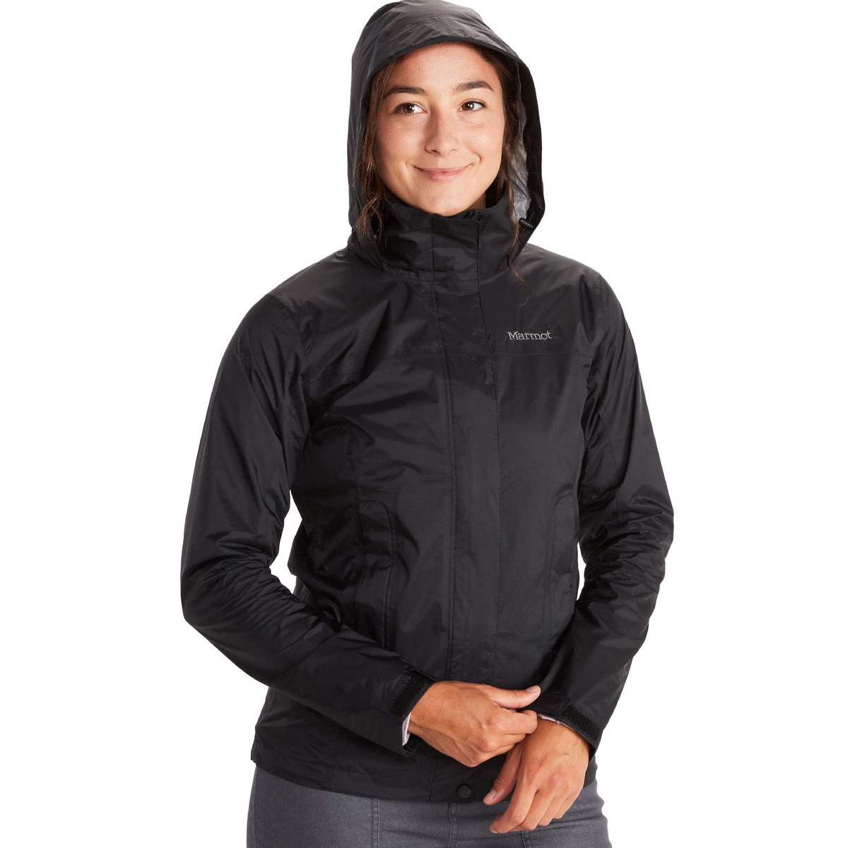 Marmot Women PreCip Eco Jacket, Waterproof Jacket, Lightweight Hooded Rain Jacket, Windproof Raincoat, Breathable Windbreaker, Ideal for Running and Hiking