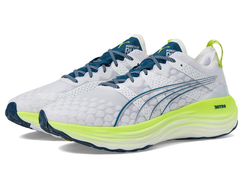 PUMA Foreverrun Nitro Puma White/Ocean Tropic/Lime Pow 11.5 D (M)