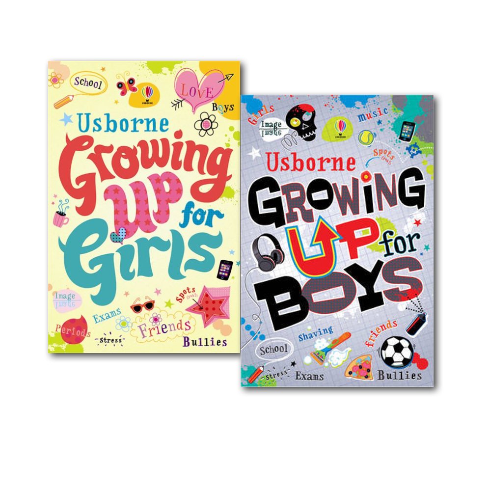 Growing up for Boys and Girls Collection 2 Books Set, (Growing Up for Girls and Growing Up for Boys)