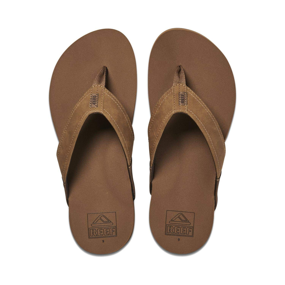 Reef Men's Sandals, Reef Newport, Bronze, 11