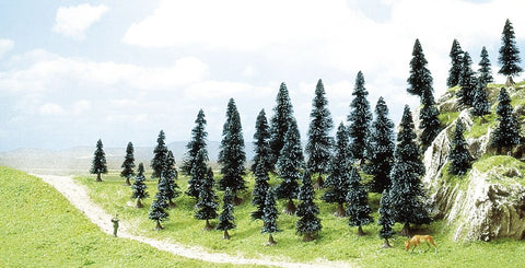 Busch 6492 Spruce Trees 50110mm 35/HO Scale Scenery Kit