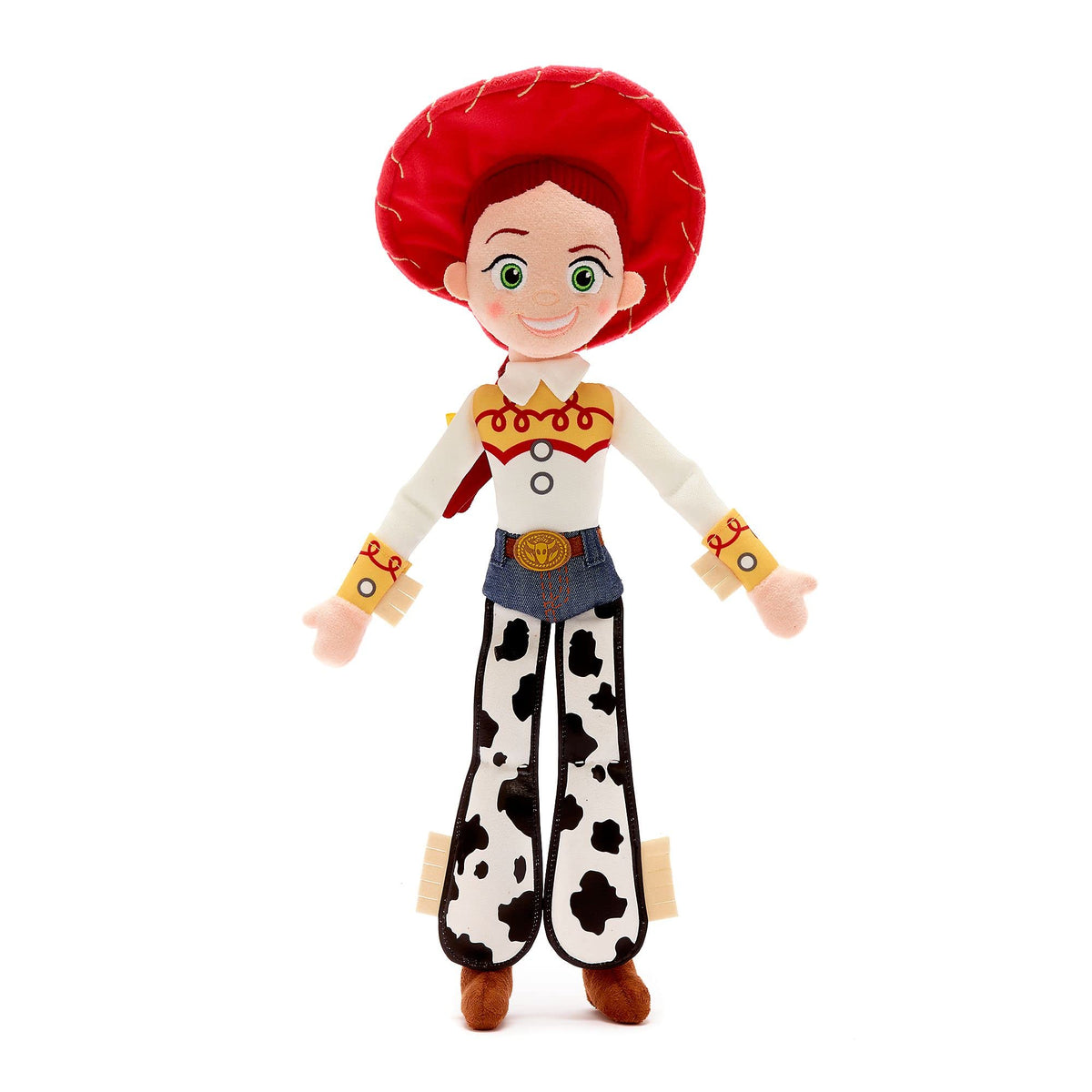 Disney Store Official Jessie Medium Soft Toy, Toy Story, 45cm/17ÃƒÆ’Ã†â€™Ãƒâ€šÃ‚Â¢ÃƒÆ’Ã‚Â¢ÃƒÂ¢Ã¢â€šÂ¬Ã…Â¡Ãƒâ€šÃ‚Â¬ÃƒÆ’Ã¢â‚¬Å¡Ãƒâ€šÃ‚Â, Plush Cuddly Character, Yodelling Cowgirl Standing, with Embroidered Details and Soft Feel Finish