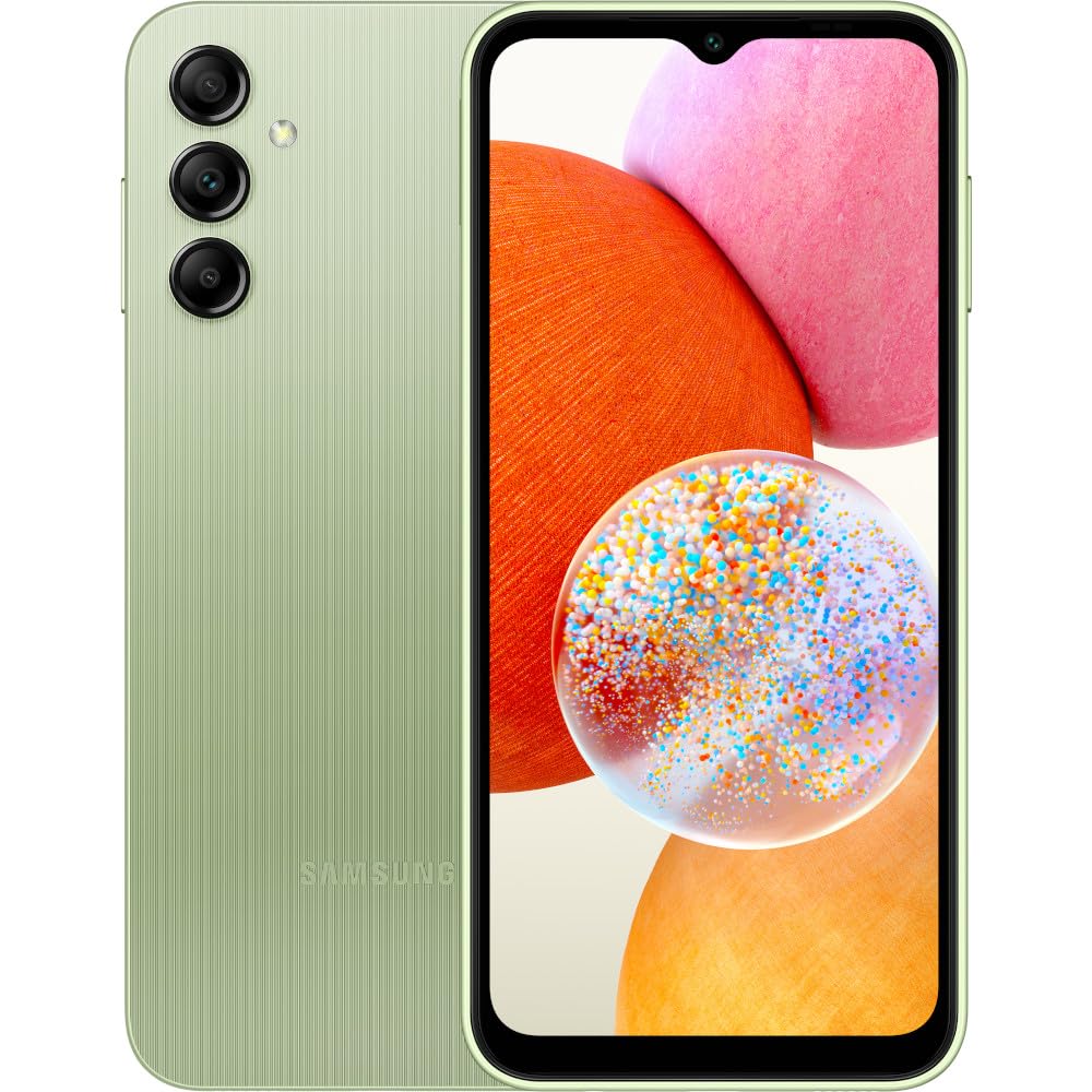 Samsung Galaxy A14 4G Awesome Lime 6.6" 64GB 4G Unlocked & SIM Free Smartphone