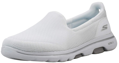 Skechers Women's Go Walk 5 White Sneaker 8 W US