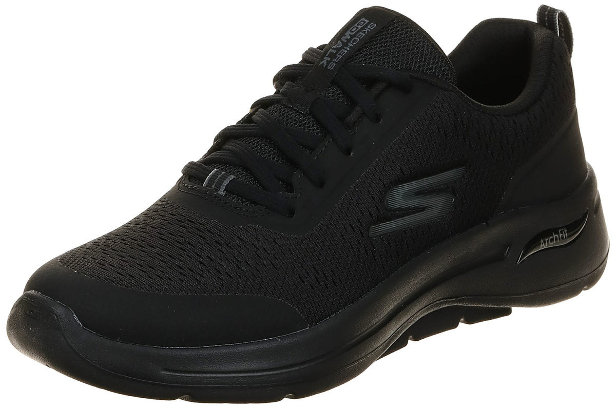Skechers Women's Sneaker, Black, 6
