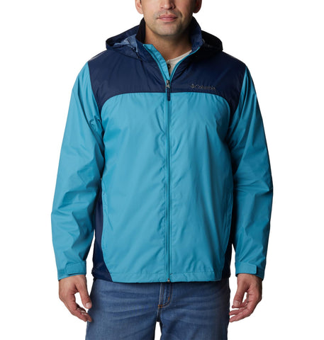 Columbia Men's Glennaker Lake Rain Jacket, Shasta/Collegiate Navy, Small