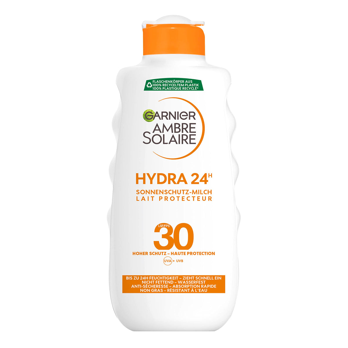 Garnier Ambre Solaire Sun Protection Milk SPF 30 Moisturising Sun Cream with Shea Butter (1 x 200 ml)