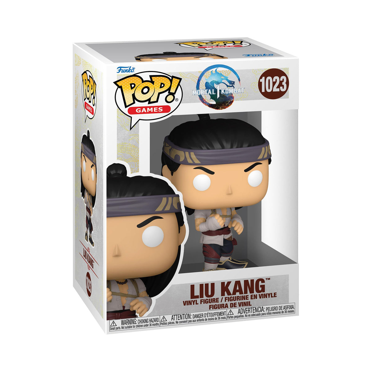 Funko Pop! Games: MK1- Liu Kang - (God Of Fire) - Mortal Kombat Game Franchise - Collectable Vinyl Figure - Gift Idea - Official Merchandise - Toys for Kids & Adults - Video Games Fans