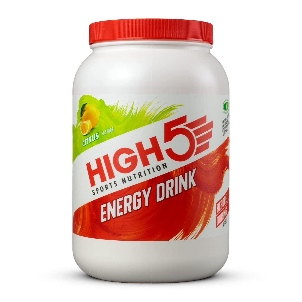 HIGH5 Energy Hydration Drink Refreshing Mix of Carbohydrates and Electrolytes (Citrus, 2.2kg)
