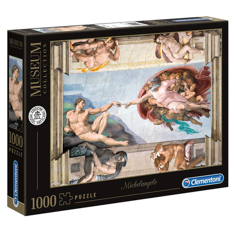 Clementoni - 39496 - Vatican Puzzle Michelangelo: The Creation of Man-1000 Pieces, ages 10 years plus