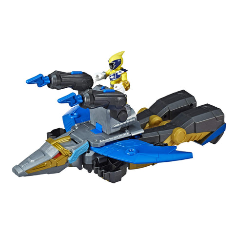 Playskool Heroes Power Rangers Morphin Zords Gold Ranger & Pterazord 3" Action Figures, Collectible Toys for Kids Ages 3 & Up